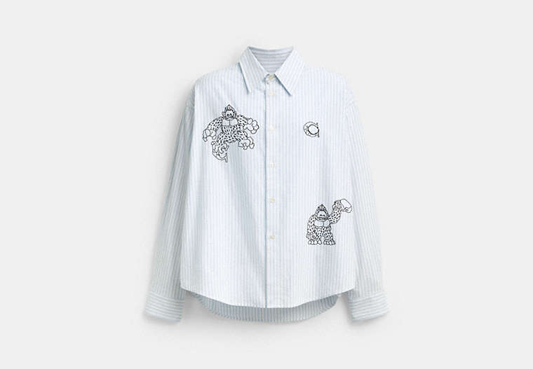 Coach | Brain Dead Signature Long Sleeve Button Up Shirt