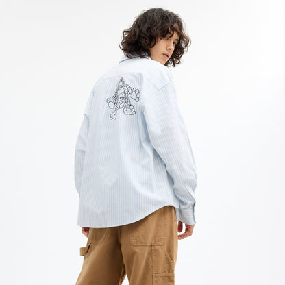 Coach | Brain Dead Signature Long Sleeve Button Up Shirt
