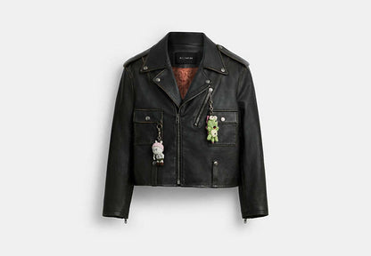 Coach | Brain Dead Leather Biker Jacket