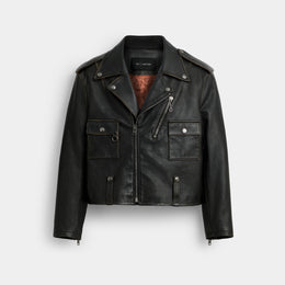 Coach | Brain Dead Leather Biker Jacket