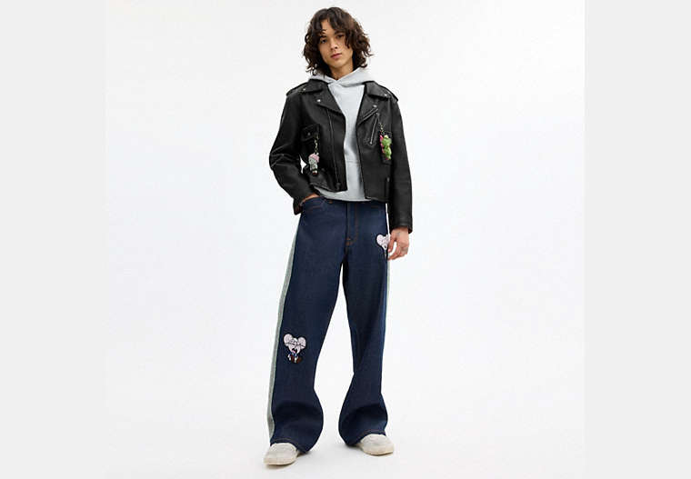 Coach | Brain Dead Leather Biker Jacket