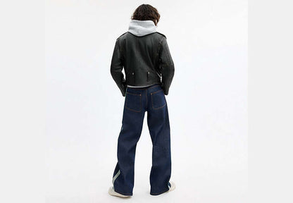 Coach | Brain Dead Leather Biker Jacket