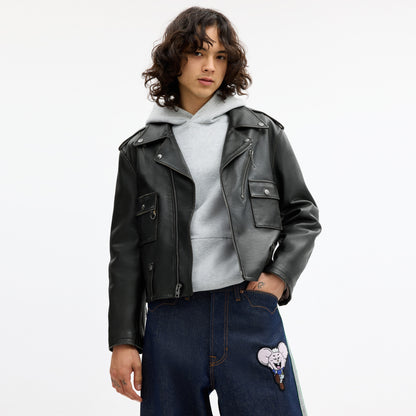 Coach | Brain Dead Leather Biker Jacket