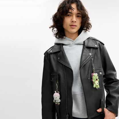 Coach | Brain Dead Leather Biker Jacket