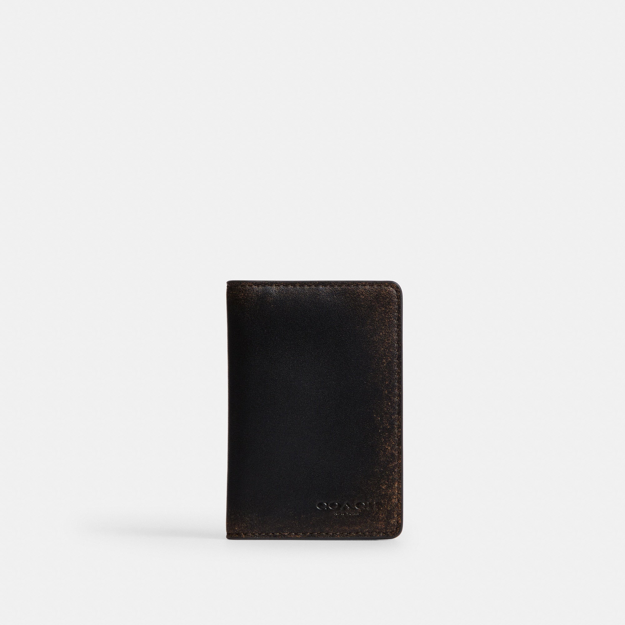 Id Card Wallet In Loved Leather