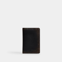 Id Card Wallet In Loved Leather