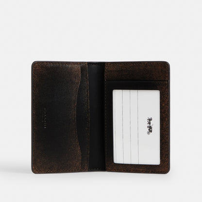 Id Card Wallet In Loved Leather