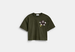 Coach | Brain Dead Football Cropped T-Shirt