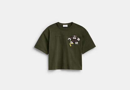 Coach | Brain Dead Football Cropped T-Shirt