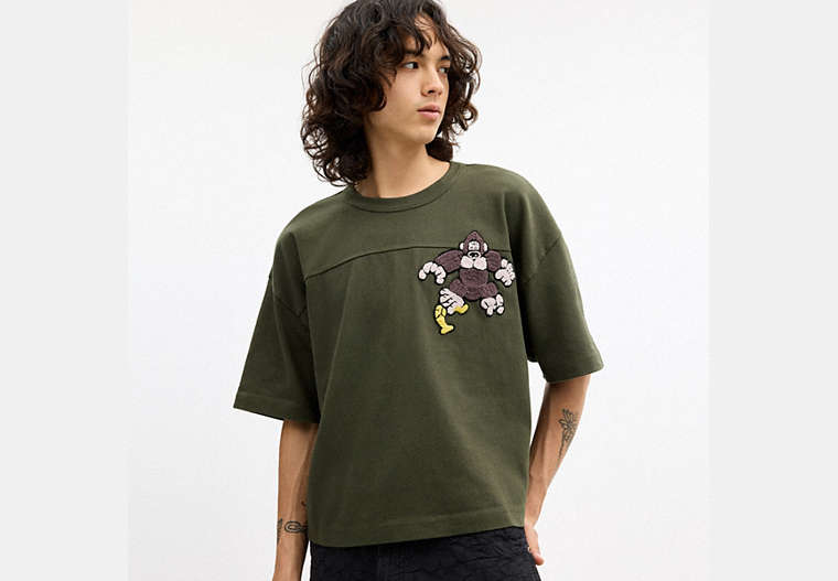 Coach | Brain Dead Football Cropped T-Shirt