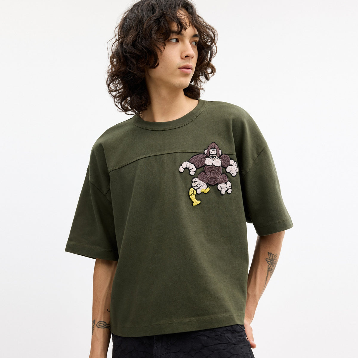 Coach | Brain Dead Football Cropped T-Shirt