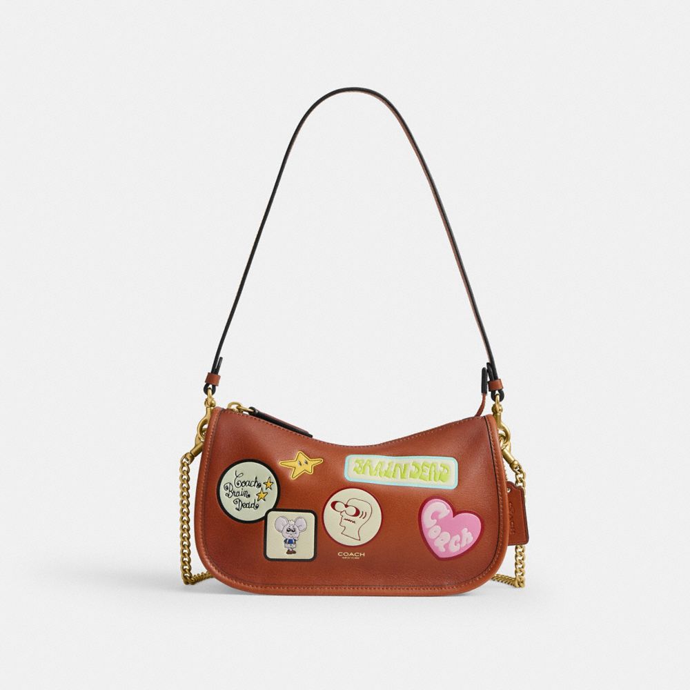 Twin Turnlock Waverly Bag In Signature Regenerative Cotton Denim