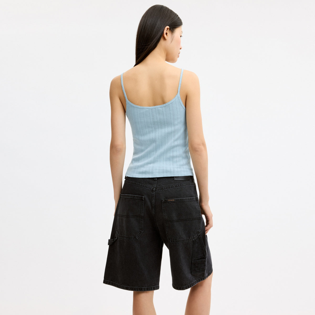 Cherry Pointelle Tank