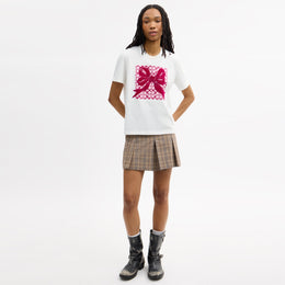 Signature Square Bow Classic T-Shirt In Organic Cotton