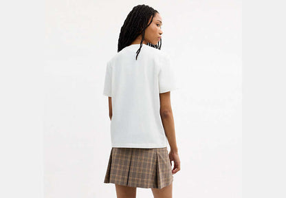 Signature Square Bow Classic T-Shirt In Organic Cotton