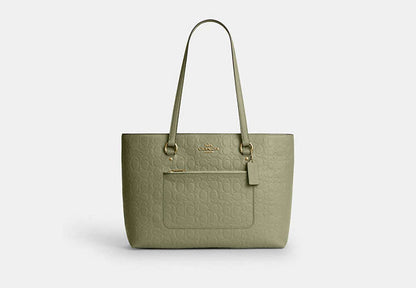 Station Tote Bag In Signature Leather
