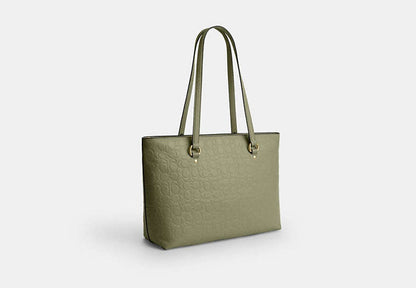 Station Tote Bag In Signature Leather
