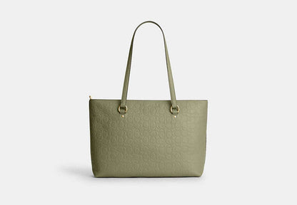 Station Tote Bag In Signature Leather