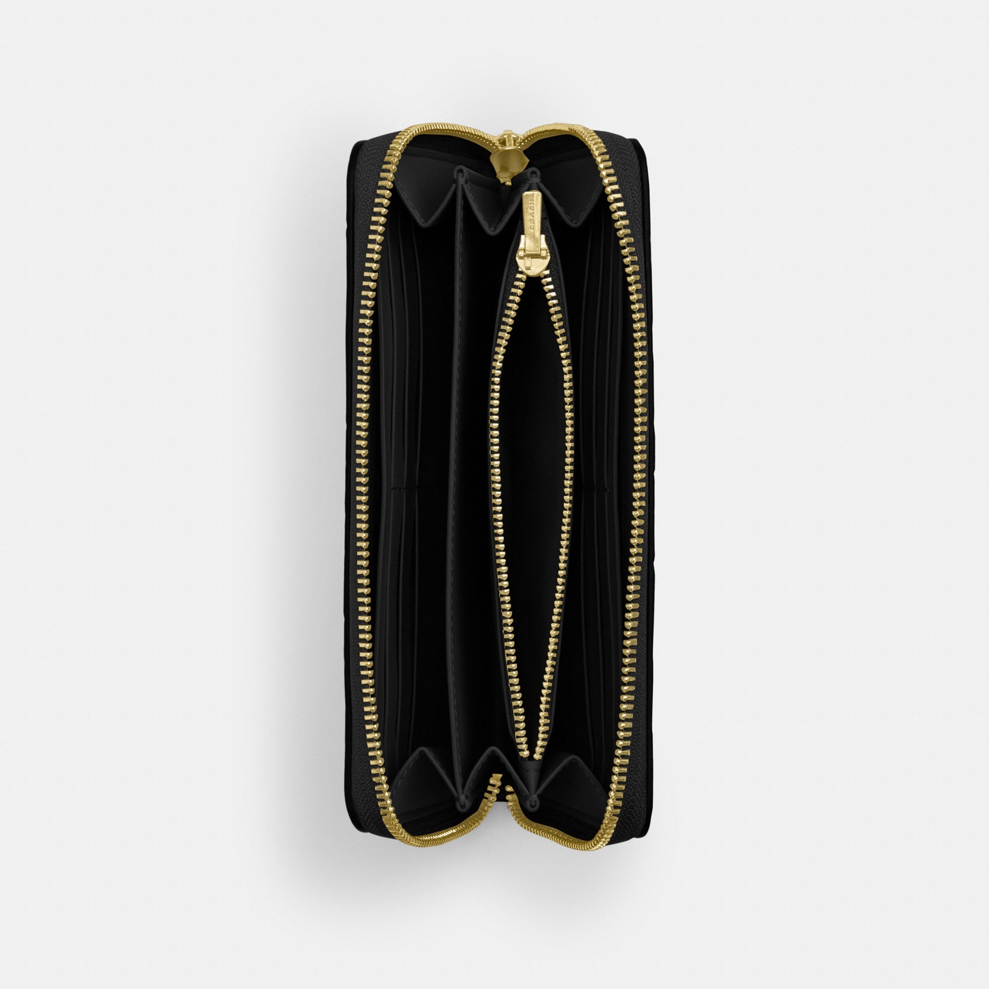 Long Zip Around Wallet In Signature Leather