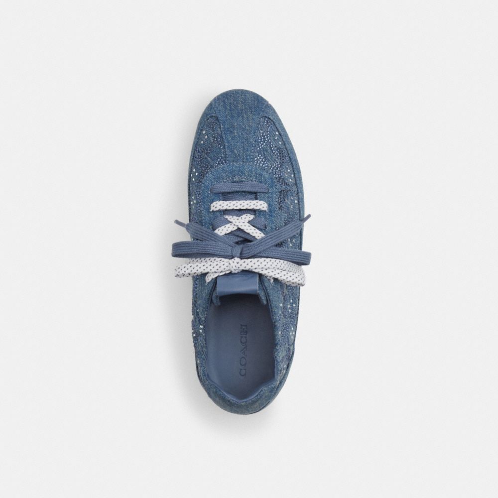 Soft Sneaker In Signature Denim