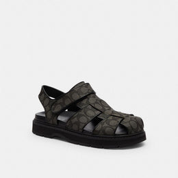 Fisherman Sandal In Signature Jacquard