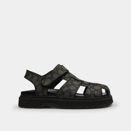 Fisherman Sandal In Signature Jacquard