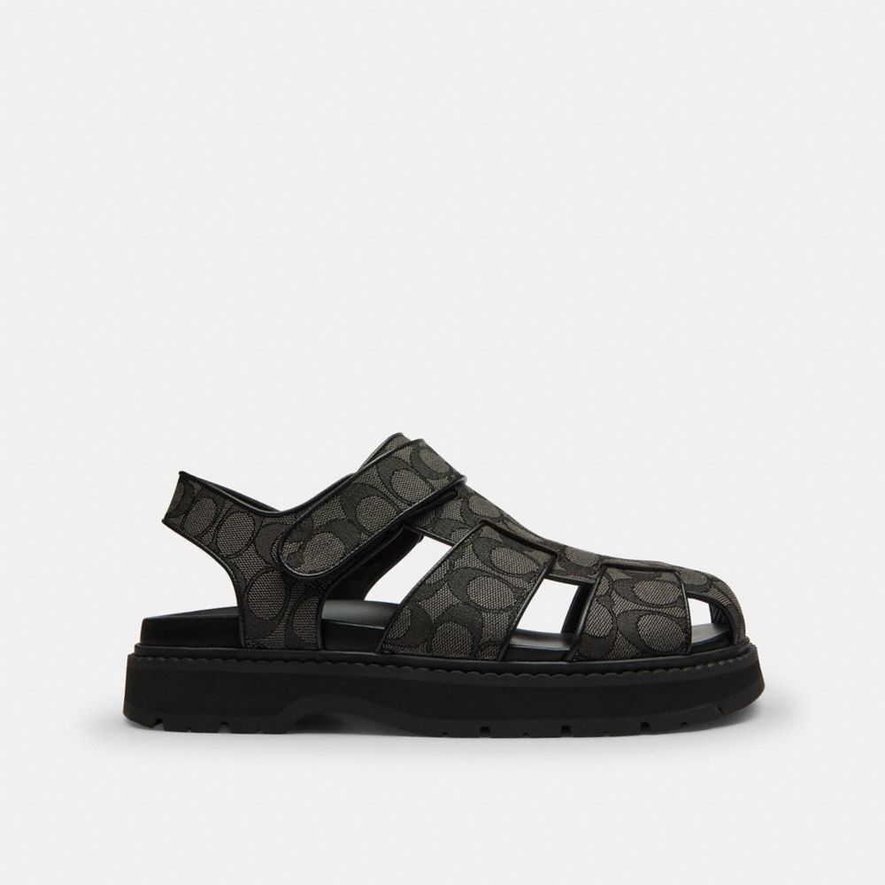 Fisherman Sandal In Signature Jacquard