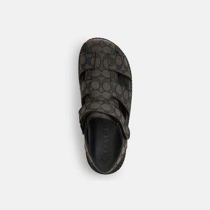 Fisherman Sandal In Signature Jacquard