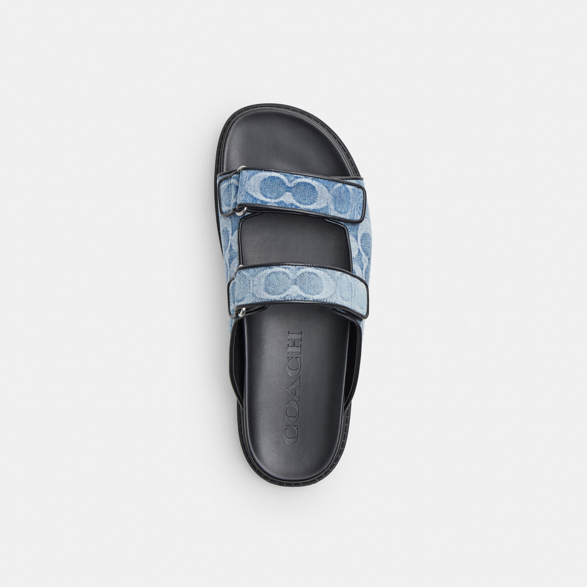 Double Banded Sandal In Signature Denim