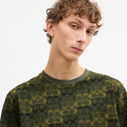 Camo Signature Classic T-Shirt In Organic Cotton