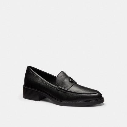Pointed Toe Loafer In Loved Leather