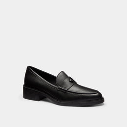 Pointed Toe Loafer In Loved Leather
