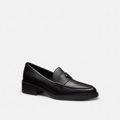 Pointed Toe Loafer In Loved Leather