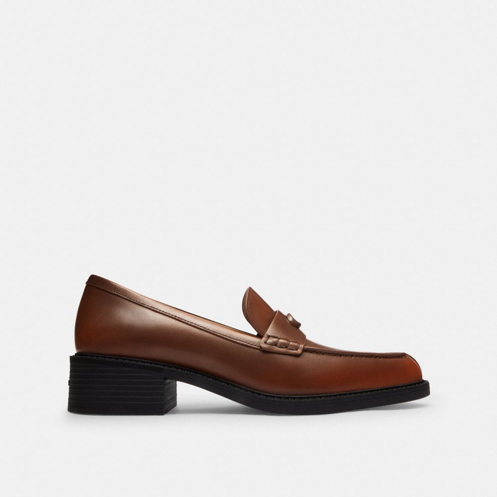 Pointed Toe Loafer In Loved Leather
