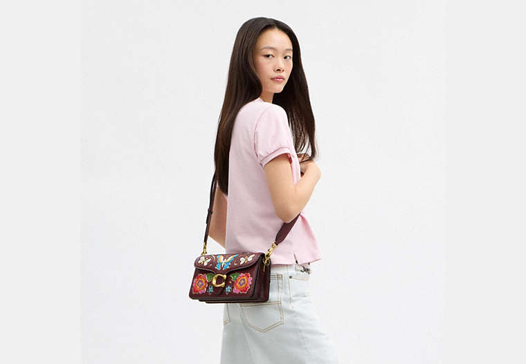 Tabby Shoulder Bag 26 With American Craft Inlay