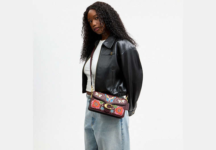 Tabby Shoulder Bag 26 With American Craft Inlay