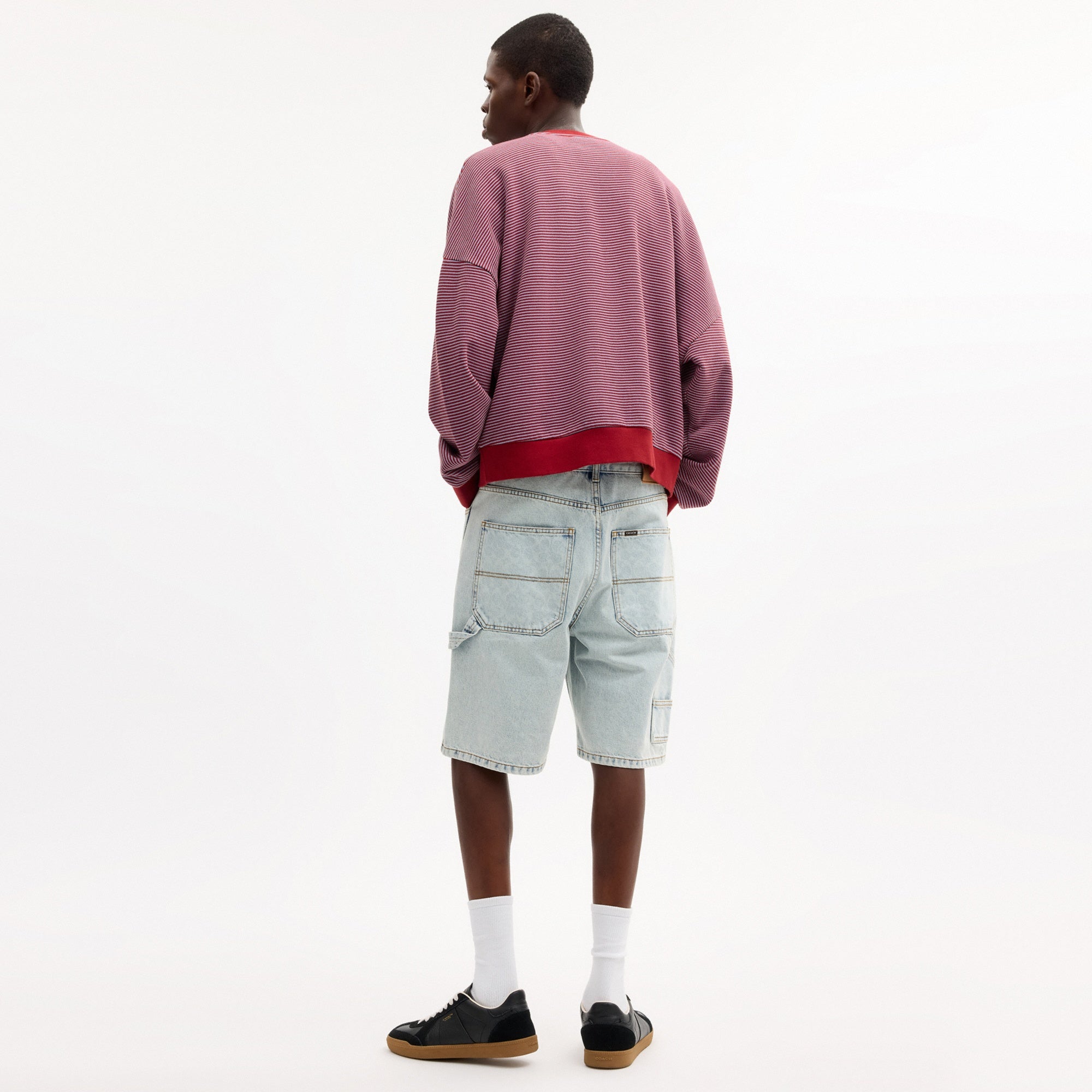 Striped Crewneck Sweatshirt In Organic Cotton