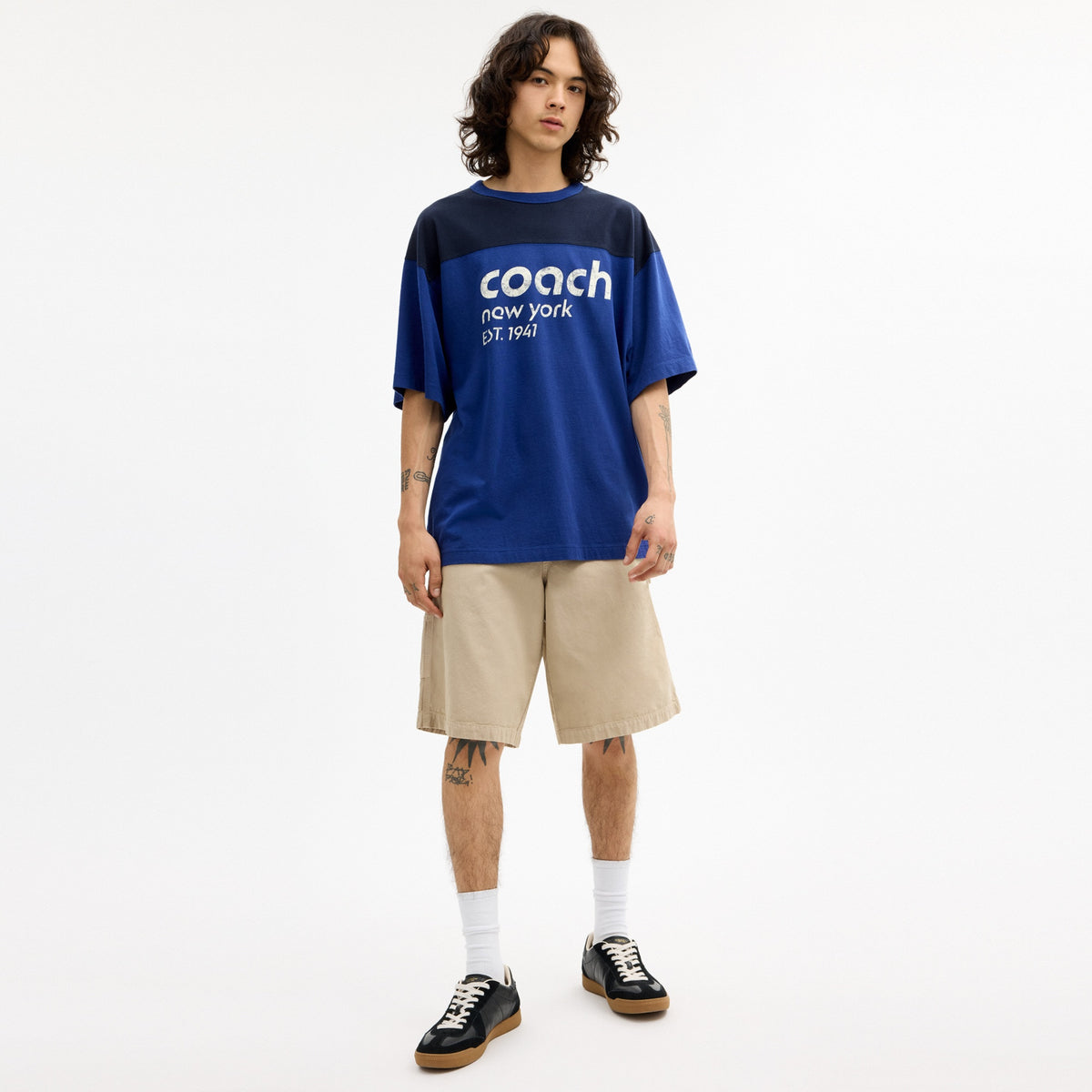 Color Blocked T-Shirt In Organic Cotton