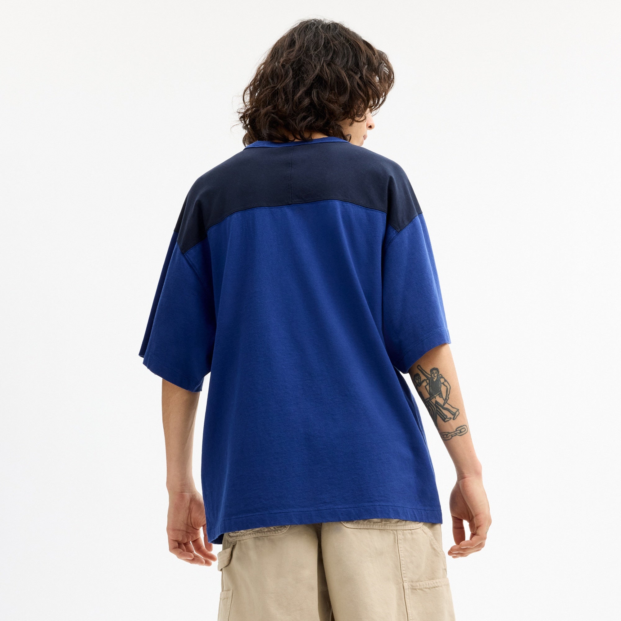 Color Blocked T-Shirt In Organic Cotton