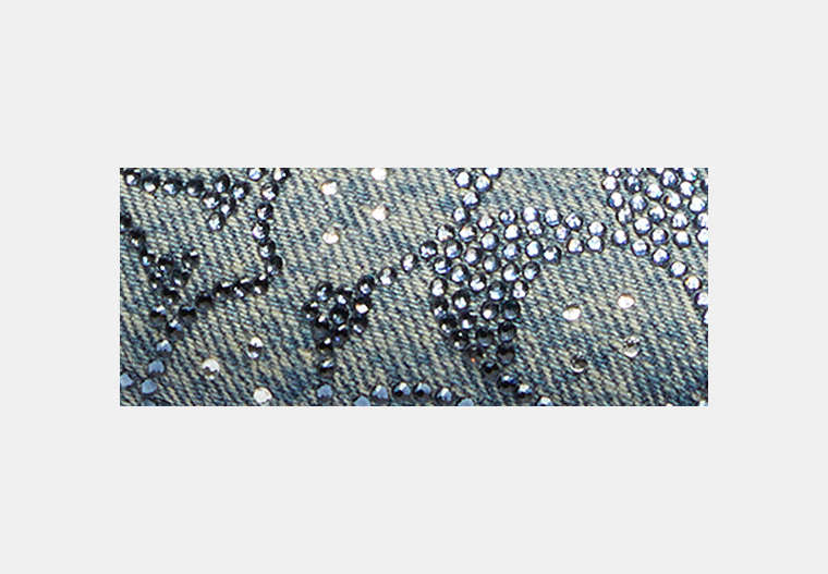 Mary Jane In Crystal Signature Denim