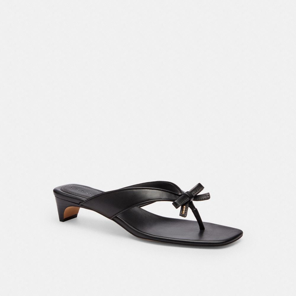 Bow Thong Kitten Heel