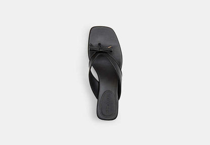 Bow Thong Kitten Heel