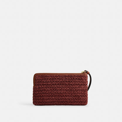 Large Corner Zip Wristlet