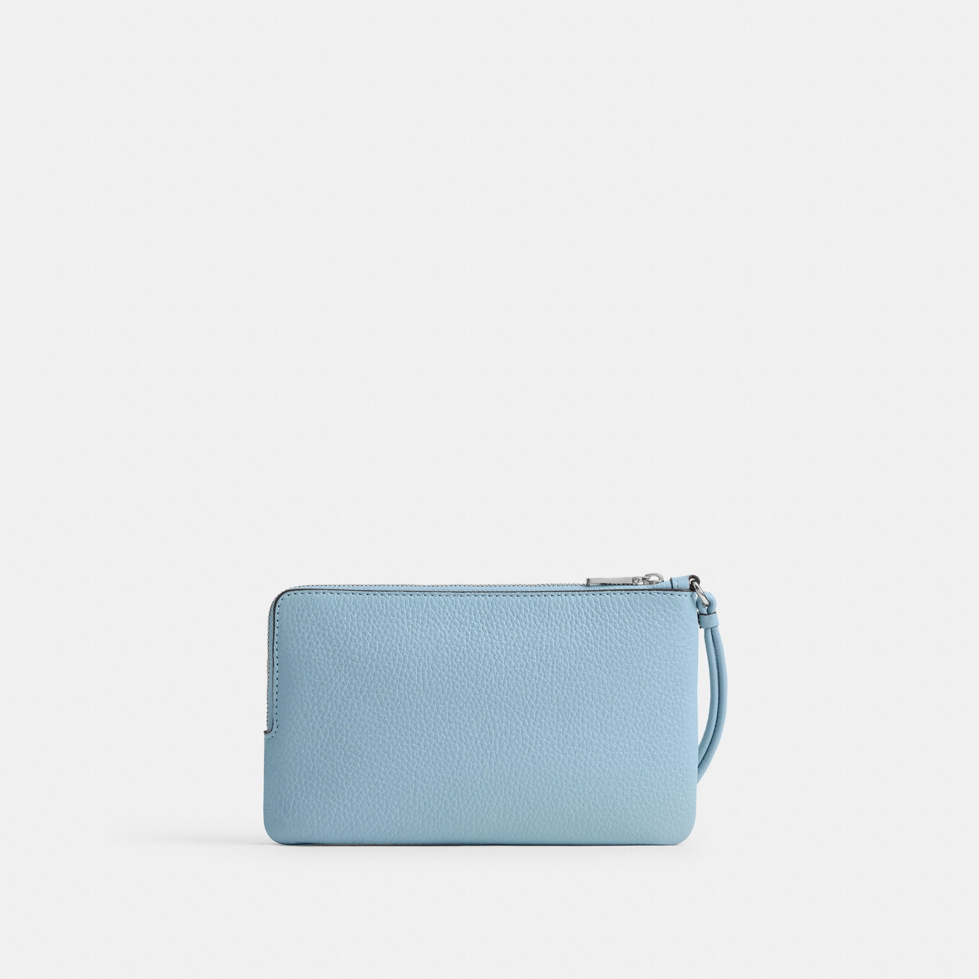 Double Zip Wristlet With Floral Print