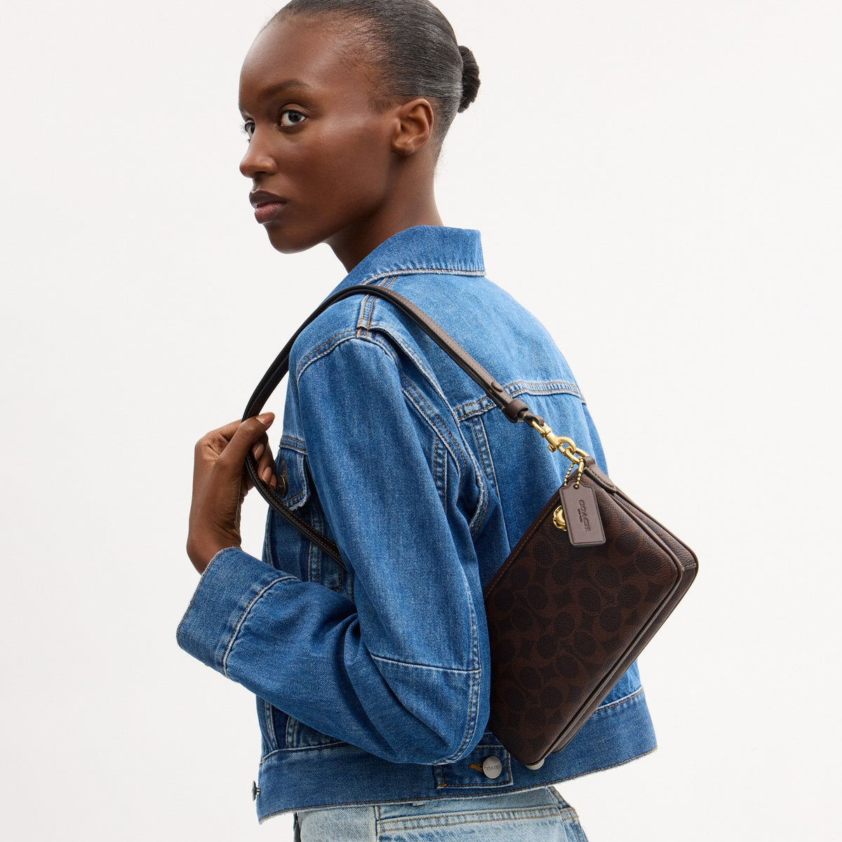 Audrey Crossbody Bag In Signature Canvas