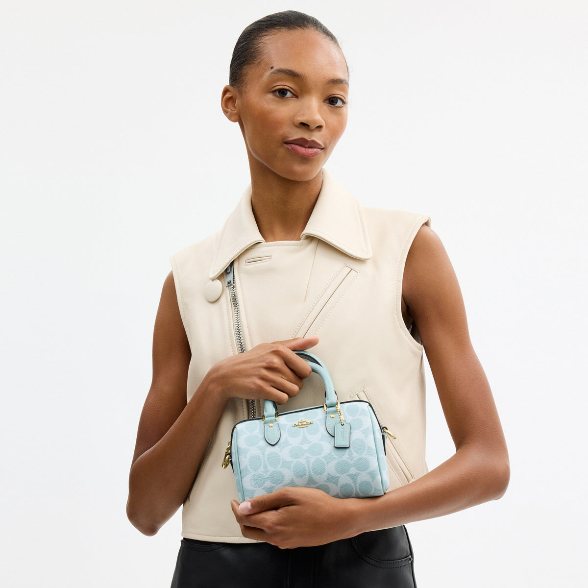 Mini Rowan Crossbody Bag In Signature Canvas
