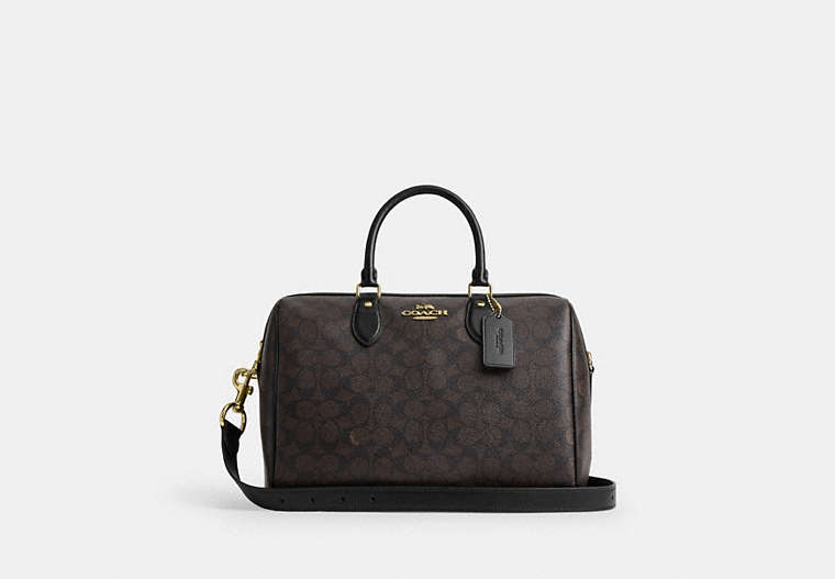 Rowan Large Satchel Bag In Signature Canvas