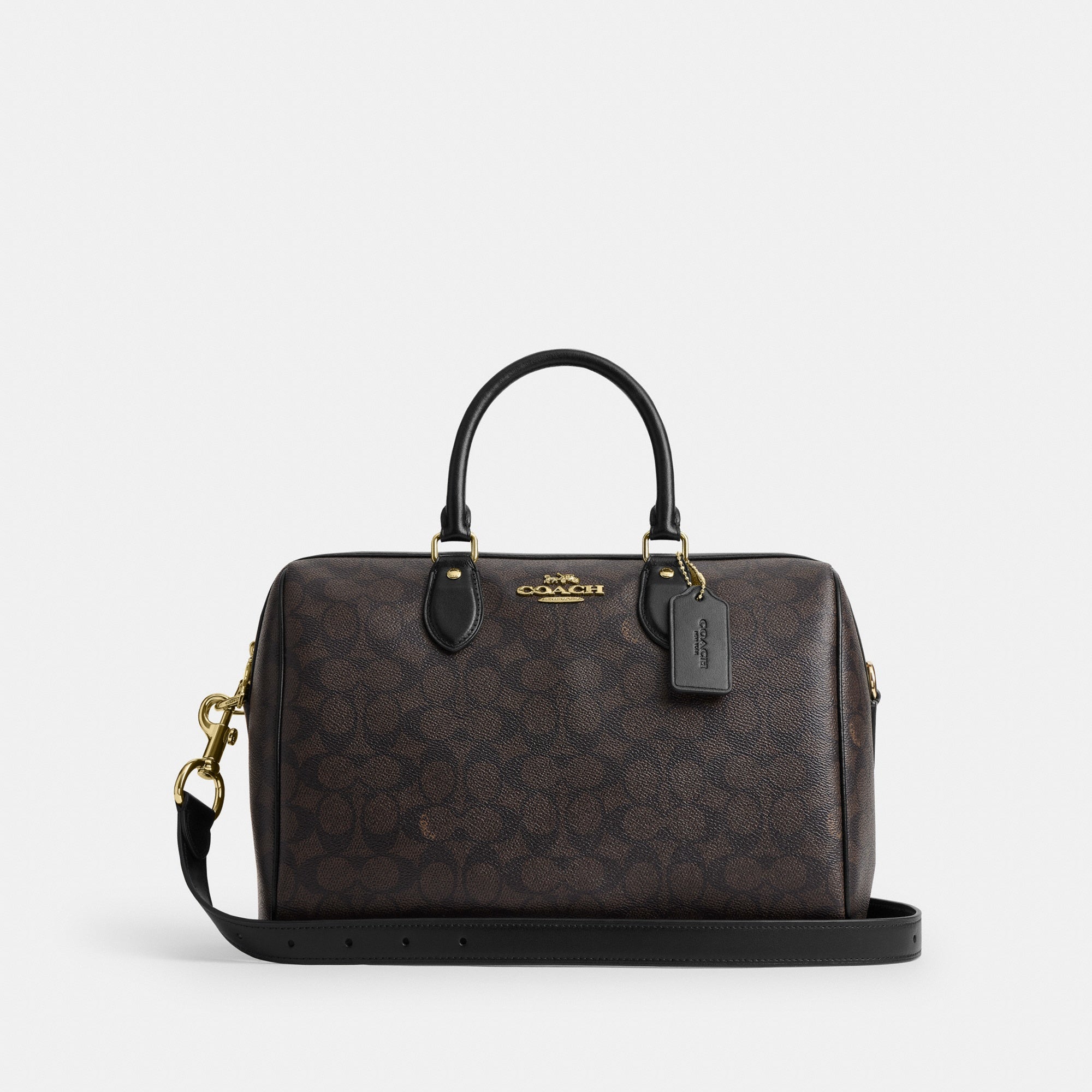 Rowan Large Satchel Bag In Signature Canvas