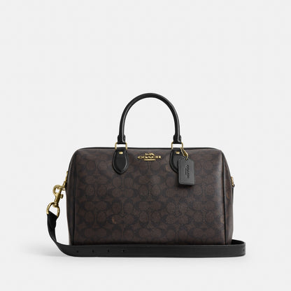 Rowan Large Satchel Bag In Signature Canvas