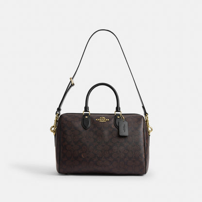 Rowan Large Satchel Bag In Signature Canvas